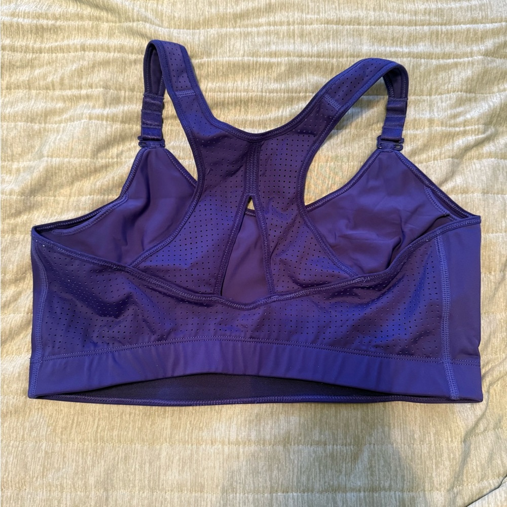 Ruby Ribbon Deep Purple Sports Bra